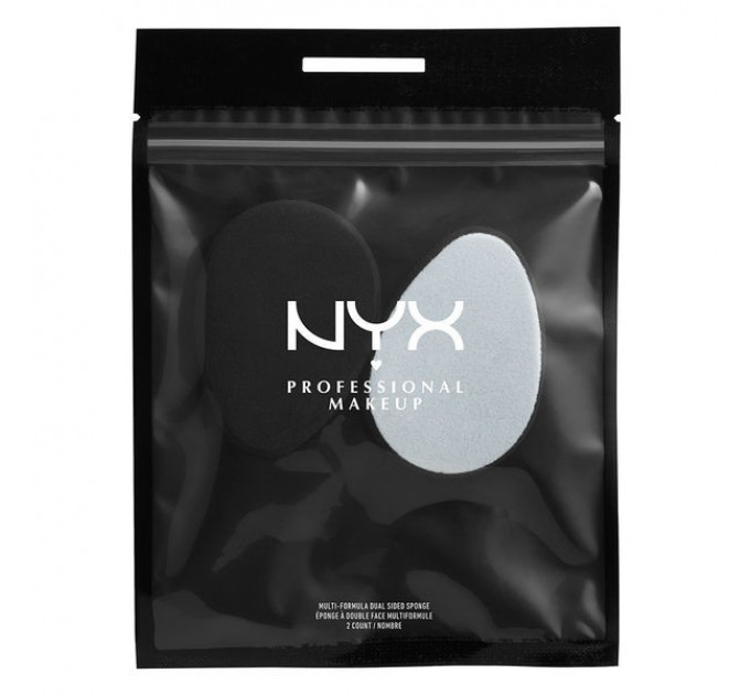 Двусторонний спонж для макияжа NYX Cosmetics Multi-Formula Dual Sided Sponge